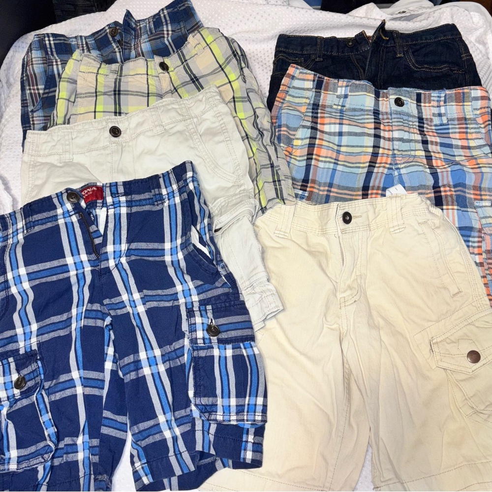 7/$25 Arizona cargo Bermuda shorts pair boys size 10